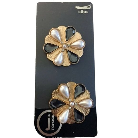 J by will fit in Clog type shoes with holes Clip-on Jeweled Charms Accessories 2 - Picture 1 of 1